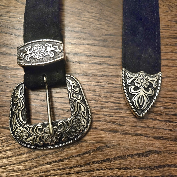 Free People Black Rock Westen Belt - Picture 2 of 4